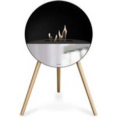 Ethanol Fireplaces Le Feu Eye Bioethanol Fireplace Black in Black/Silver