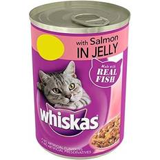 Whiskas Wet Food Pets Whiskas Can Salmon Jelly 390g