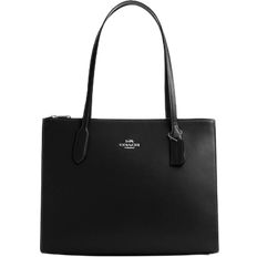 Coach Nina Tote Bag - Leather/Silver/Black