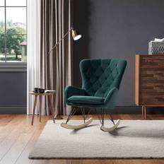Green Rocking Chairs LivingAndHome Livingandhome Modern Rocking Chair