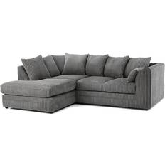 Furnishings For Less UK Grey, Left Hand Corner Sofa