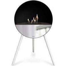 Ethanol Fireplaces Le Feu Eye Bioethanol Fireplace Black in Black/Silver