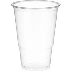 Plastic Cups Glass 40cl 50-pack