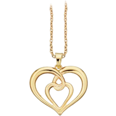 8k - Guld Charms & Vedhæng Scrouples Heart Pendant - Gold