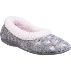 Fleet & Foster 8 UK, Grey Womens/Ladies Alaska Slip On Slippers