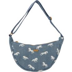 Denim Handväskor Miss Melody Halfmoon Shoulderbag - Denim