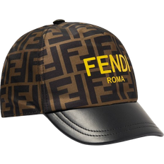 Caps Fendi Kid's FF Logo Cap - Brown