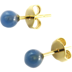 Les Trésors de Lily Mineralia Earrings - Gold/Agate