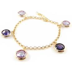 Les Tresors De Lily Linda Bracelet - Gold/Amethyst