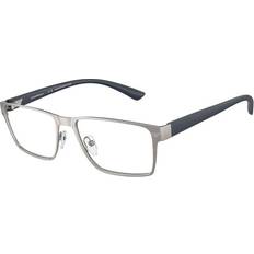 Emporio Armani Men Sunglasses Emporio Armani Matte Ruthenium Eyewear Frames - Grey