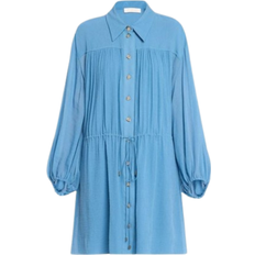 Chloé Short Shirt Dress - Parisian Blue