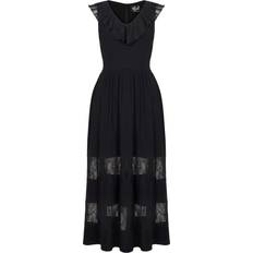 Nylon Vestidos Mortem Maxi Dress - Negro