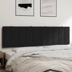 Sängar & Madrasser vidaXL Dyna Till Huvudgavel Svart 180 cm Sammet Sänggavel