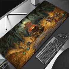 Mouse Pads Dechoicelife 900X300 2mm World Of Warcraft Mousepad Speed Locking Edge Natural Pad