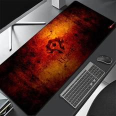 Mouse Pads Dechoicelife 900X300 2mm World Of Warcraft Gaming Mousepad Speed Locking Edge Natural Alliance Pad