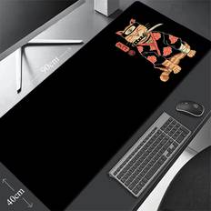 Mouse Pads Dechoicelife samurai 1 300x700x2mm Samurai Cat Large Mouse Pad