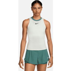 Gröna - Tennis Linnen Nike Dri-fit Advantage Linne Damer - Ljusgrön
