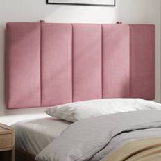 Sängar & Madrasser vidaXL Dyna Till Huvudgavel Rosa 100 cm Sammet Sänggavel