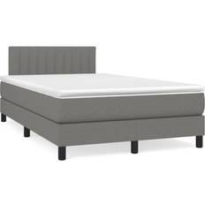 Sängar & Madrasser vidaXL Ramsäng Med Madrass LED 120x190 cm Kontinentalsäng