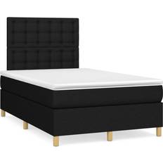 Sängar & Madrasser vidaXL Ramsäng Med Madrass LED 120x190 cm Kontinentalsäng