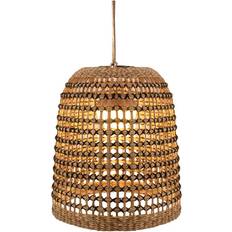 Newgarden Positano Light Wood Black Pendant Lamp ∅ 33cm