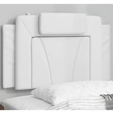 Sängar & Madrasser vidaXL Dyna Till Huvudgavel Vit 90 cm Konstläder Sänggavel