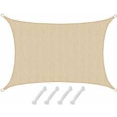 Amanka rectangular Shade Sail Thar 3x4m cream