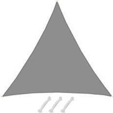 Amanka 8x8x8 Waterproof Sun Shade Sail Triangle Garden