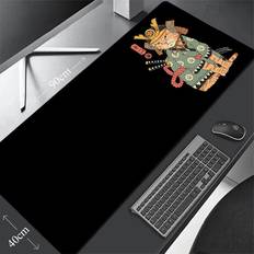 Mouse Pads Dechoicelife a-Japan neko ramen 8 300x600x2mm Samurai Cat Large Mouse Pad