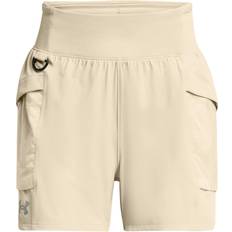 Brown - Running Shorts Under Armour Women's Launch Trail Shorts Khaki Base Silt Reflective Brown