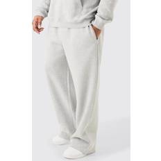 6XL Housut & Shortsit boohooMAN Plus Basic Relaxed Fit Jogger - Grey Marl