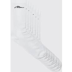 boohooMAN Man Signature Sport Socks - White