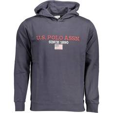 U.S. Polo Assn. Tops U.S. Polo Assn. Contrast Detail Blue Cotton Men's Hoodie