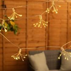 Garden & Outdoor Environment ValueLights Solar Powered Outdoor Garden String Starburst