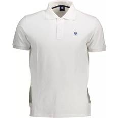 Poloshirts North Sails Elegant White Cotton Polo With Logo Men's Detail