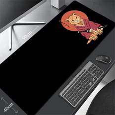 Mouse Pads Dechoicelife samurai 5 400x900x2mm Samurai Cat Large Mouse Pad 100x50cm Big