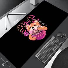 Mouse Pads Dechoicelife neko ramen 1 550x1000x3mm Samurai Cat Large Mouse Pad 100x50cm