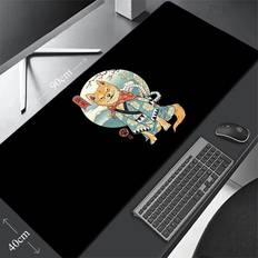 Mouse Pads Dechoicelife a-neko ramen 17 350x900x3mm Samurai Cat Large Mouse Pad 100x50cm Big