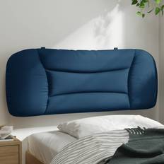 Sängar & Madrasser vidaXL Kopfteil-Kissen Blau 100 cm Stoff Kopfteil