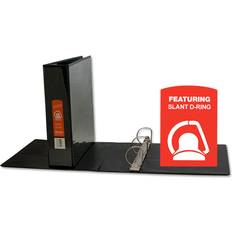 Bazic 2" Black Slant-D Ring View Binder