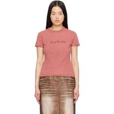 Acne Studios Herr T-shirts Acne Studios Red Blurred T-Shirt CTB Rust red