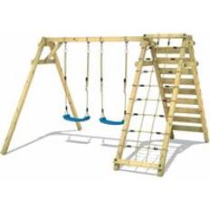 Wickey Slides Playground Wickey Wooden swing set Smart Cliff blue blue