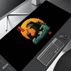 Mouse Pads Dechoicelife neko ramen 2 400x900x2mm Samurai Cat Large Mouse Pad 100x50cm Big