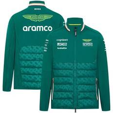 2024 Team Hybrid Jacket 2024 Aston Martin F1 Team Green for males 8719203415406 Fuel For Fans F1 Merchandise store