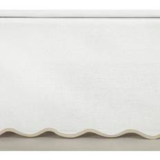 OEKO-TEX Valance Sheets Lush Decor Coastal Chic Scallop Edge Linen Valance Sheet