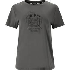 Whistler T-shirts Whistler Damen Tergo Printed T-Shirt grau