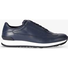 John Lobb Mens Blue/dark Lift Lace-up Leather Low-top Trainers Eur Men