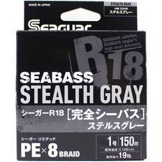 Seaguar PE Line R18 Seabass 150m Storlek 1 19lb Stealth Grey 8252