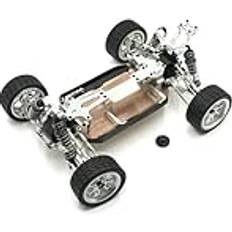 IWBR IWBR Passar for Wltoys 144001 1/14 RC bildelar Alla inbyggda ram Chis med hjulset reservtillbehör Color Silver