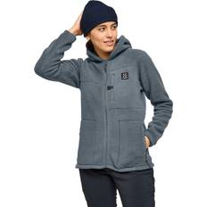 Haglöfs Malung Pile Hood Women Fleece jacket Women's Steel Blue
